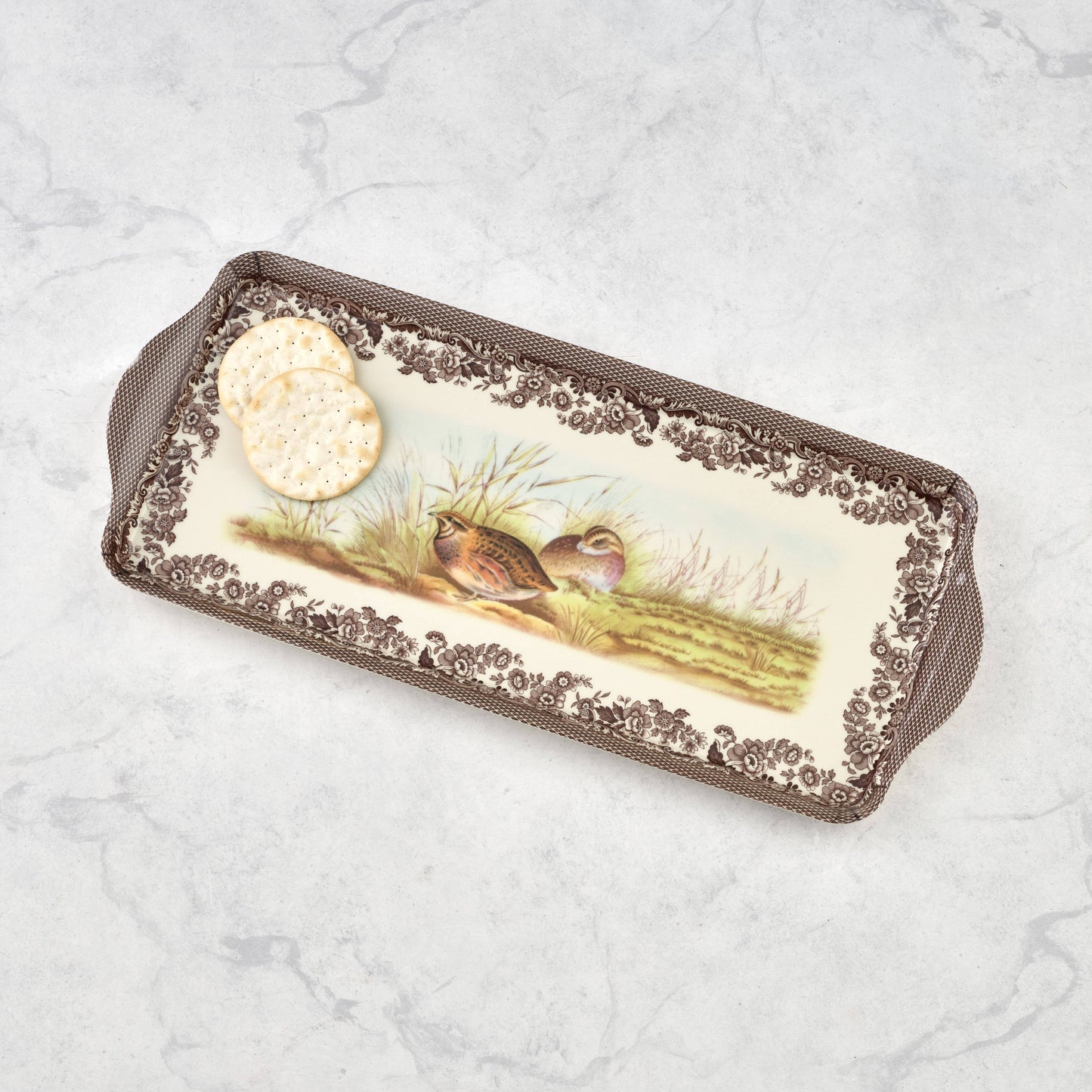 Spode Woodland Sandwich Tray: Melamine / Woodland - Edwina Alexis