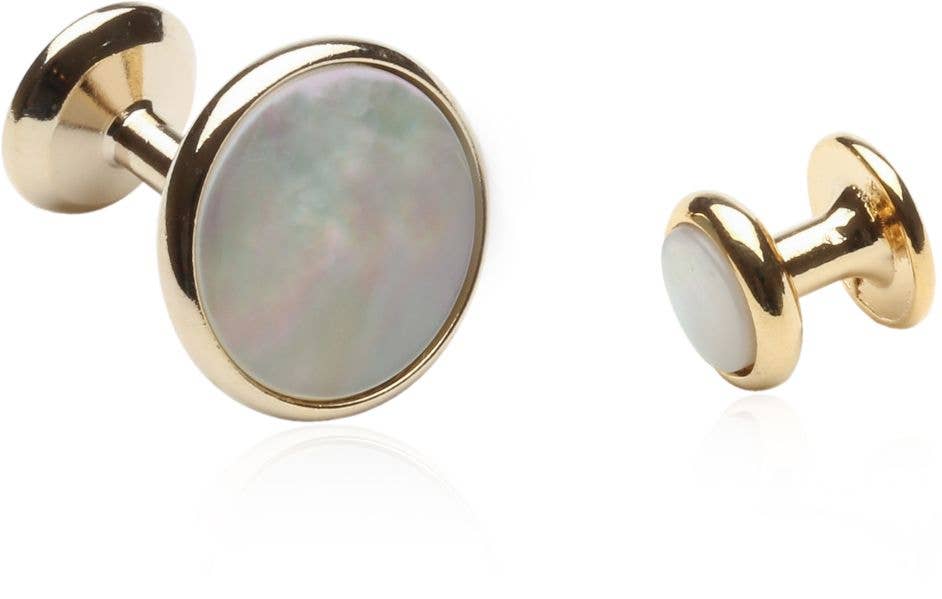 Gold-plated Tuxedo Formal Set with MOP - Edwina Alexis