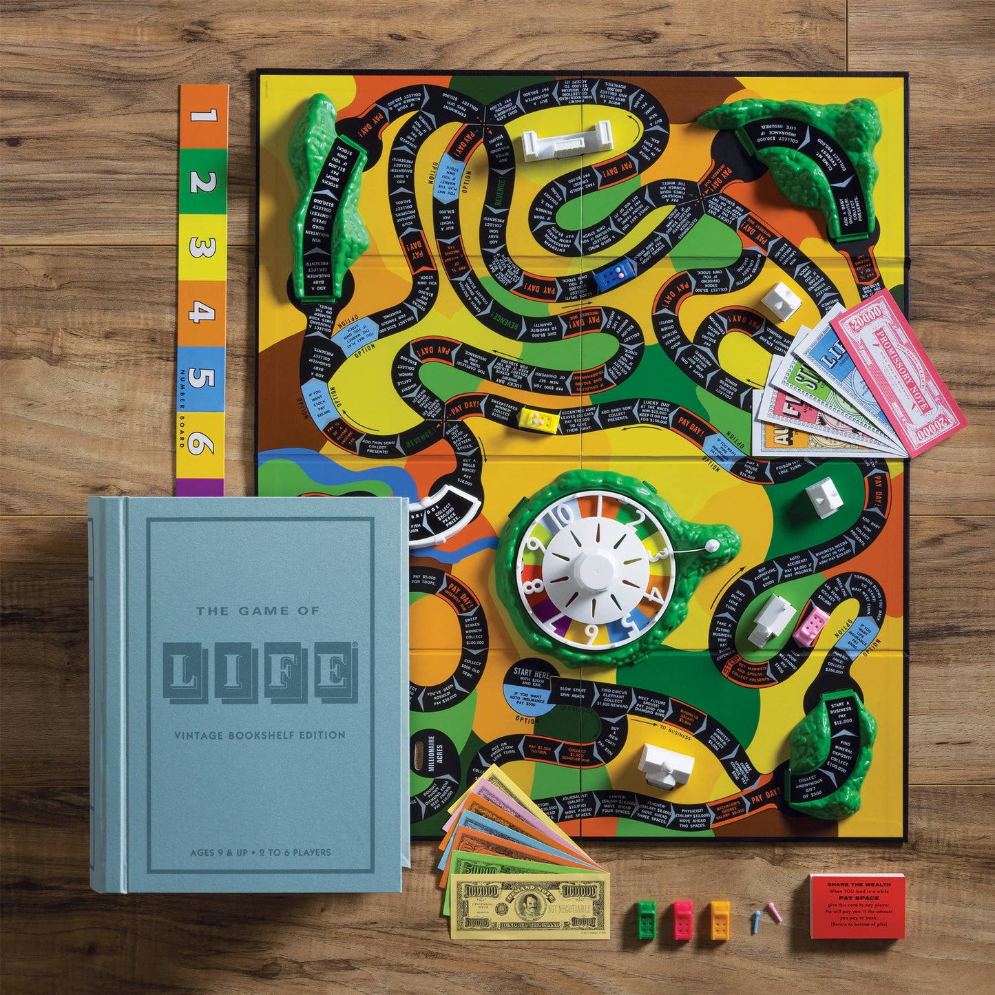 The Game of Life Vintage Bookshelf Edition - Edwina Alexis