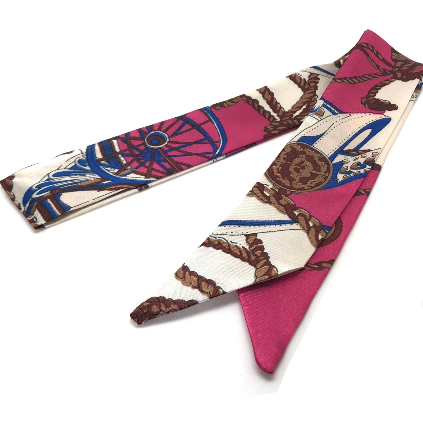 Scarf Tie - Ornamental: Red & Ivory - Edwina Alexis