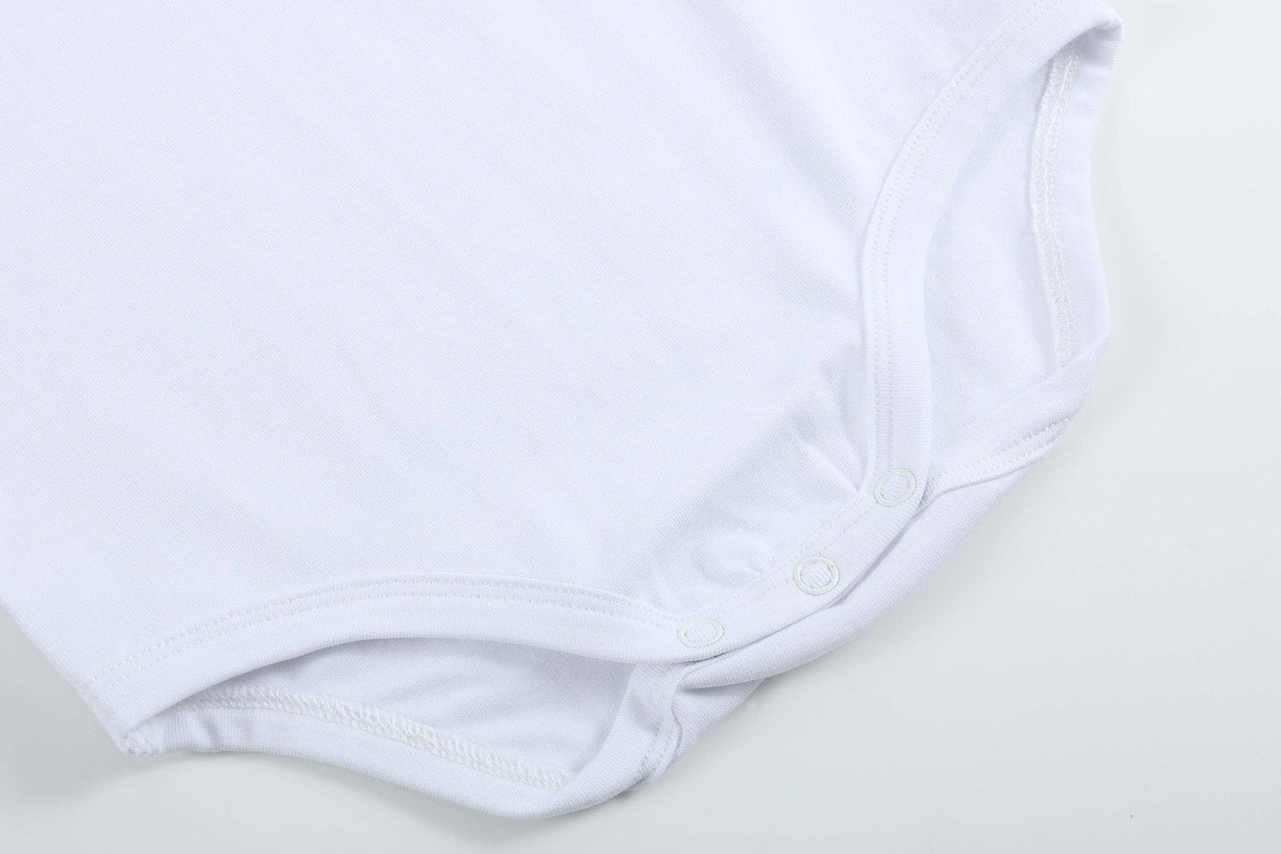 The Perfect Onesie - White Collar Baby Romper Girl or Boy: 12-18M