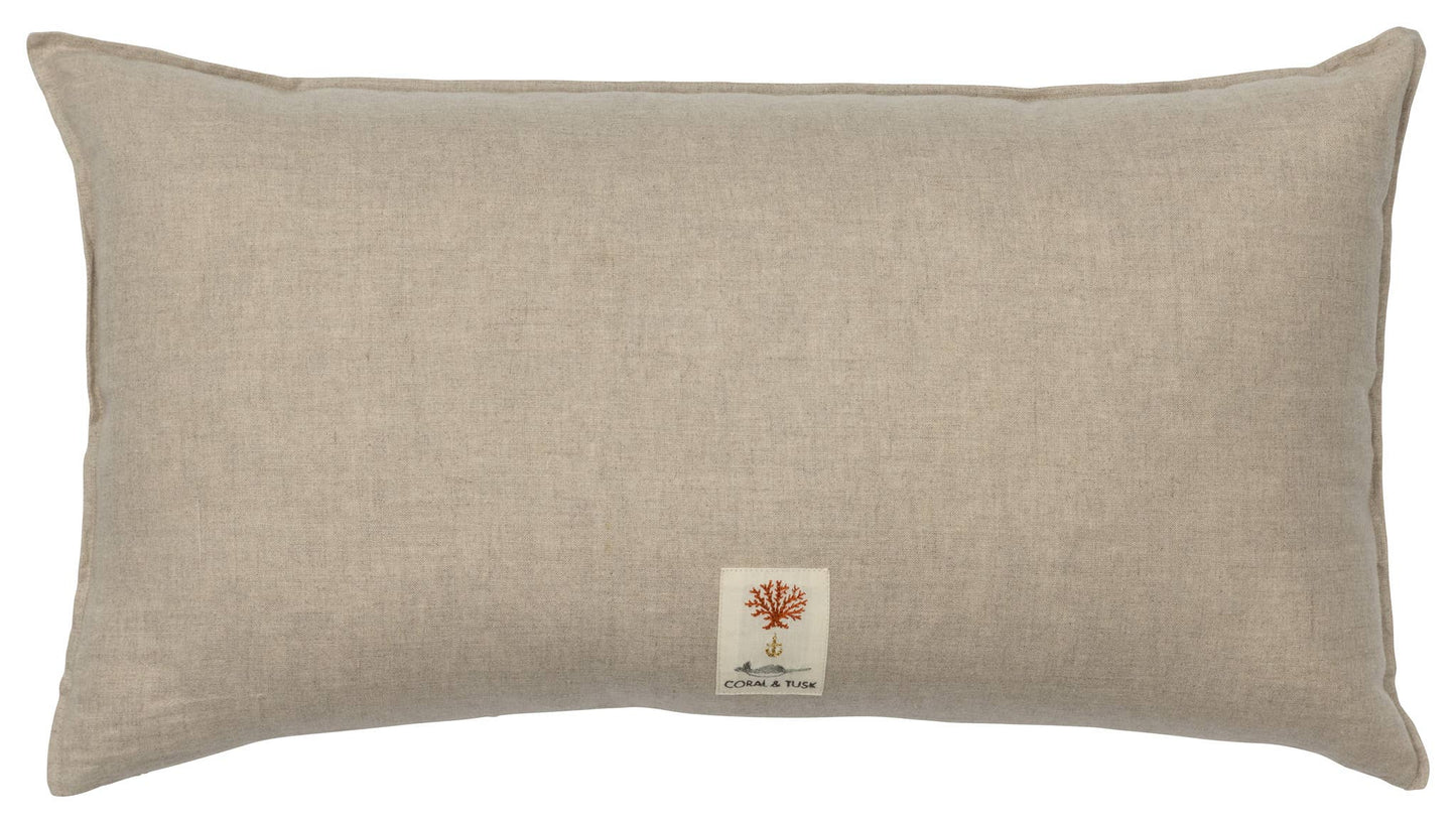 Coral Studies Pillow: With Insert - Edwina Alexis