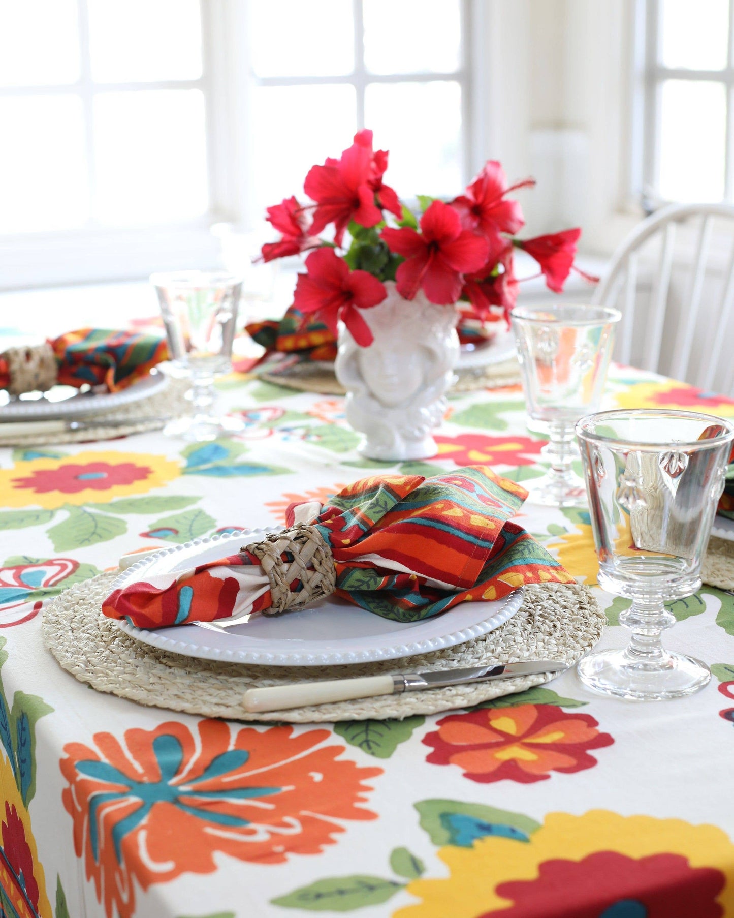 Tablecloth Flower Power: 60x126 - Edwina Alexis