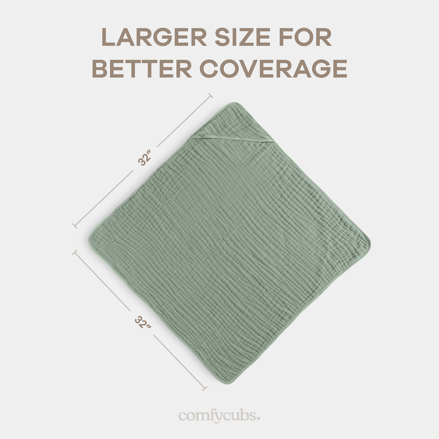 Baby Hooded Towels 6 Layer Muslin Cotton Towel for Kids: Mauve and Blush / Pack of 2 - Edwina Alexis