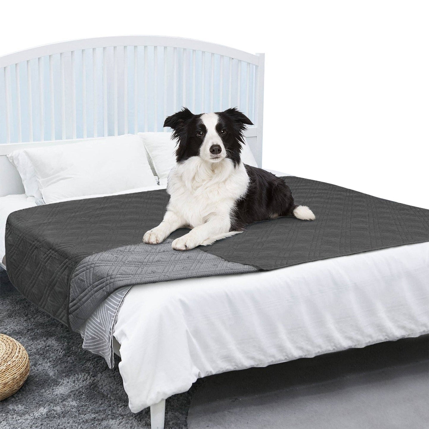 Waterproof Pet Furniture Cover Couch Protector: Charcoal / 68" x 82" - Edwina Alexis