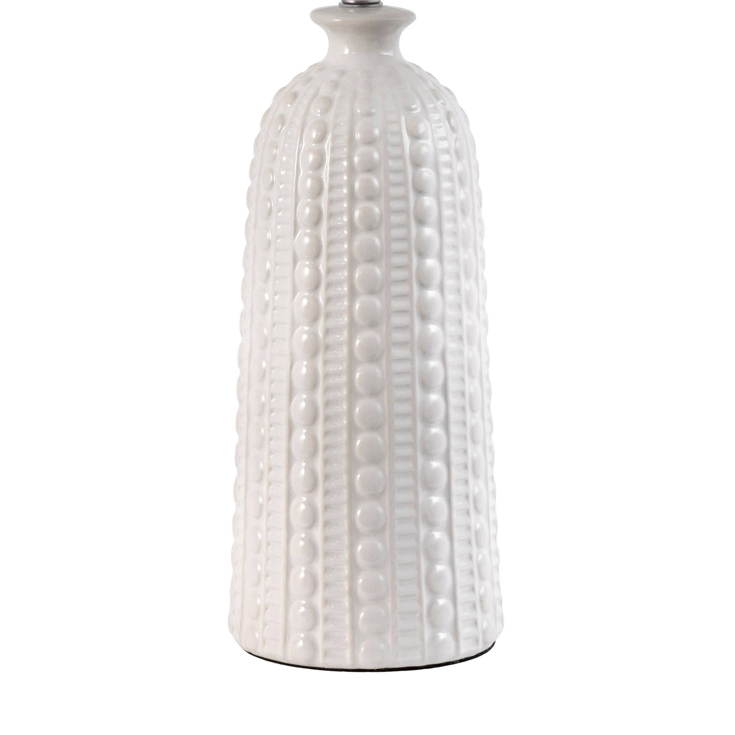 Flint 30" Ceramic Table Lamp: Navy / 100% Ceramic / 30" H x 15" W x 15" D - Edwina Alexis