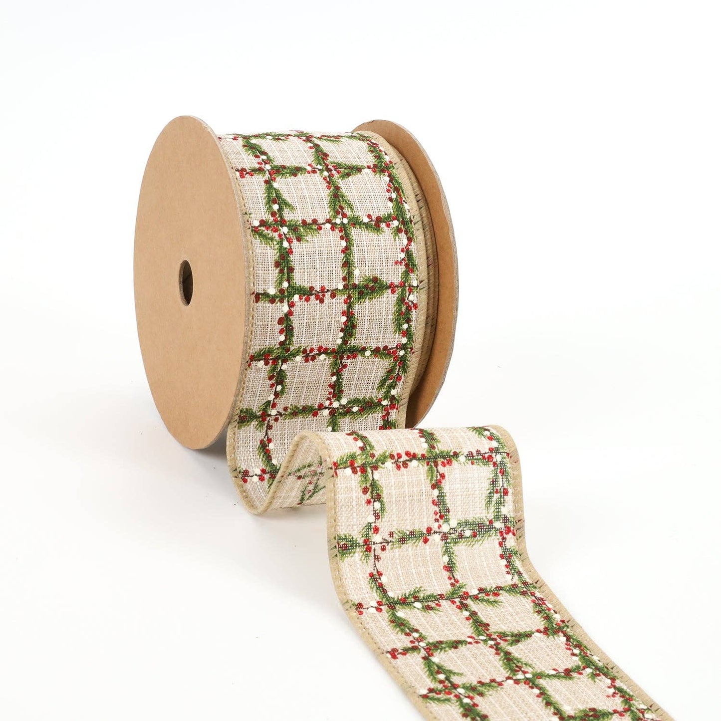 2 1/2" Wired Ribbon | "Metallic Net" Gold | 10 Yard Roll - Edwina Alexis