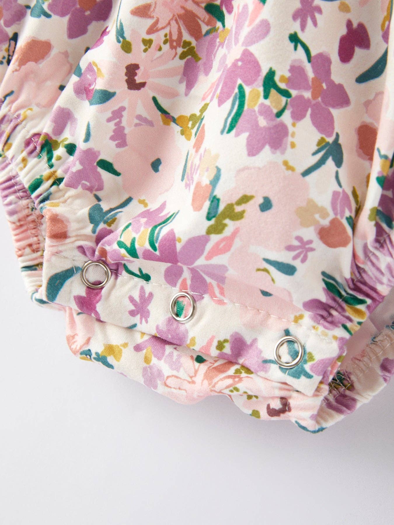 Girls Floral Print Romper: 3-6M - Edwina Alexis
