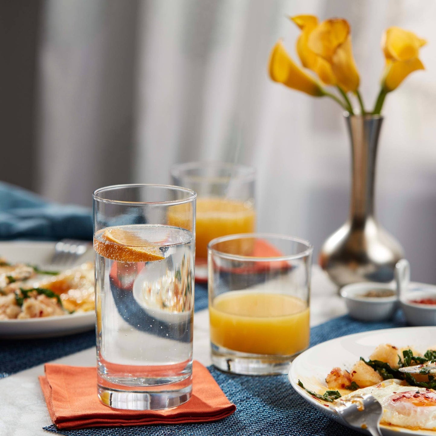 Libbey Province Tumbler and Rocks Glass Set: 16-Piece Set - Edwina Alexis