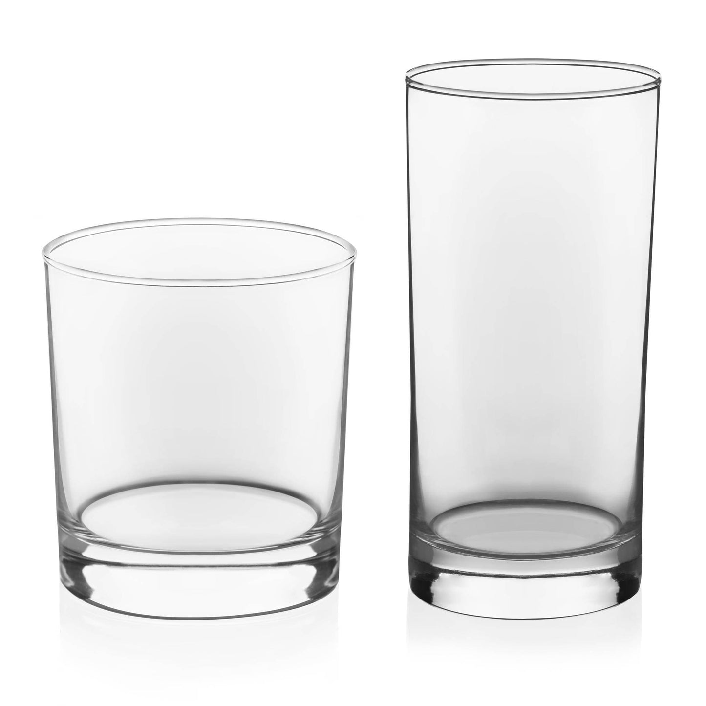 Libbey Province Tumbler and Rocks Glass Set: 16-Piece Set - Edwina Alexis