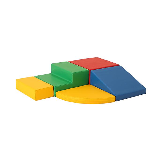 Soft Play Foam Block Set - Corner Climber: Multi color