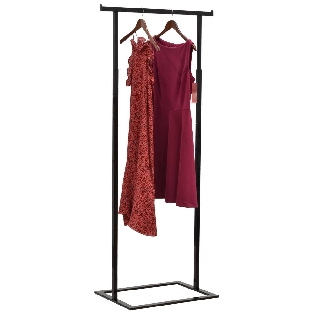Black 24 in Single Sided Hangrail Rack - Edwina Alexis