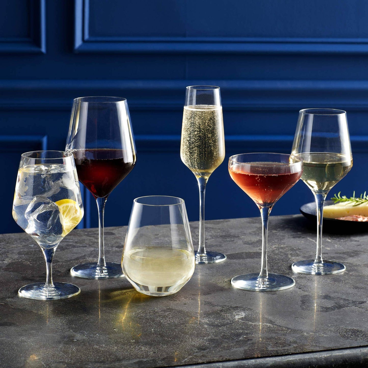 Libbey Greenwich Stemless Wine Glasses, 18oz, Set of 6 - Edwina Alexis