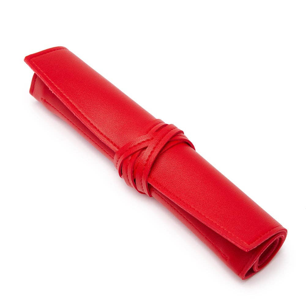 Croft Avenue Luna Travel Jewelry Roll: Navy-3046 - Edwina Alexis