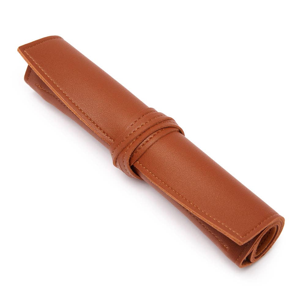 Croft Avenue Luna Travel Jewelry Roll: Navy-3046 - Edwina Alexis