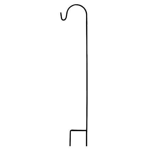 Ashman Shepherd Hook 48 Inches, (2/5 Inch) 10 MM Thick, Super Strong Premium Metal and Rust Resistant Hook, Black
