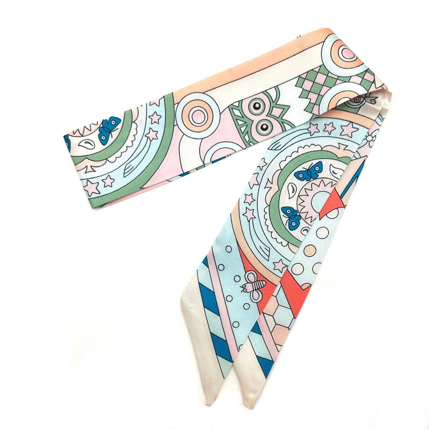 Marlo Scarf Collection: Orange & Mint - Edwina Alexis