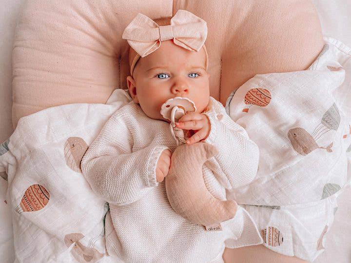 Headband Bow Set (Pink) - Edwina Alexis