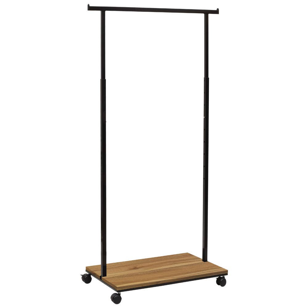 Black 24 in Single Sided Hangrail Rack - Edwina Alexis