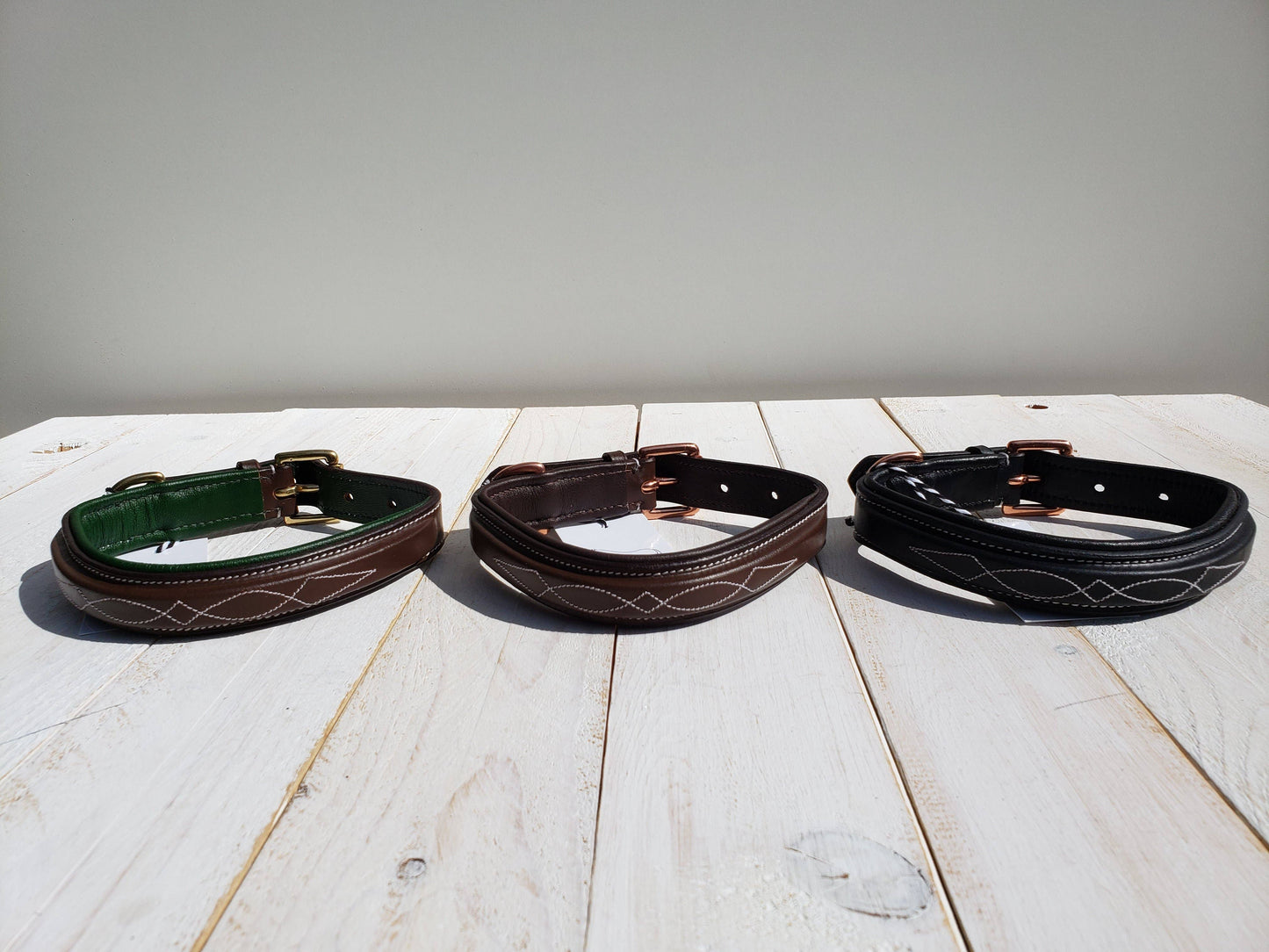 The Belmont Collar: 20 Inches / Hunter - Edwina Alexis