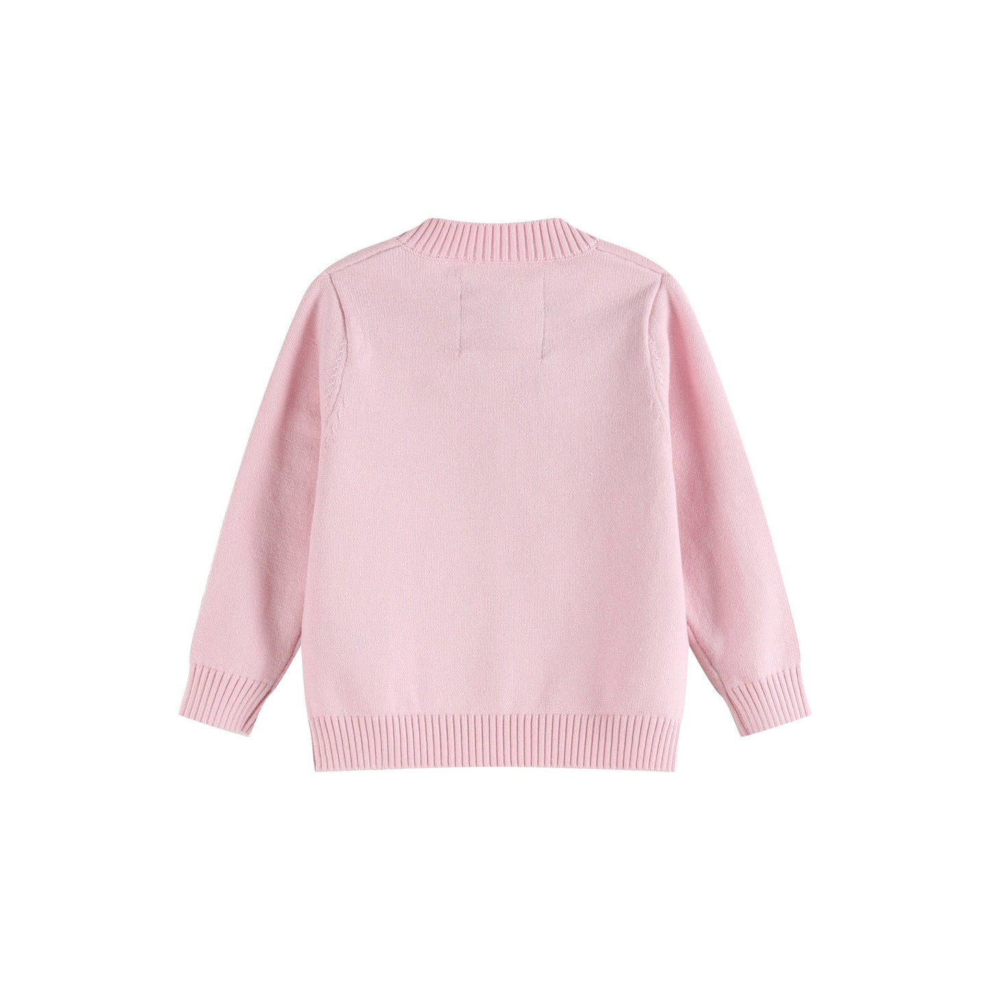 Pink Knit Easter Bunny Cardigan: 18-24M