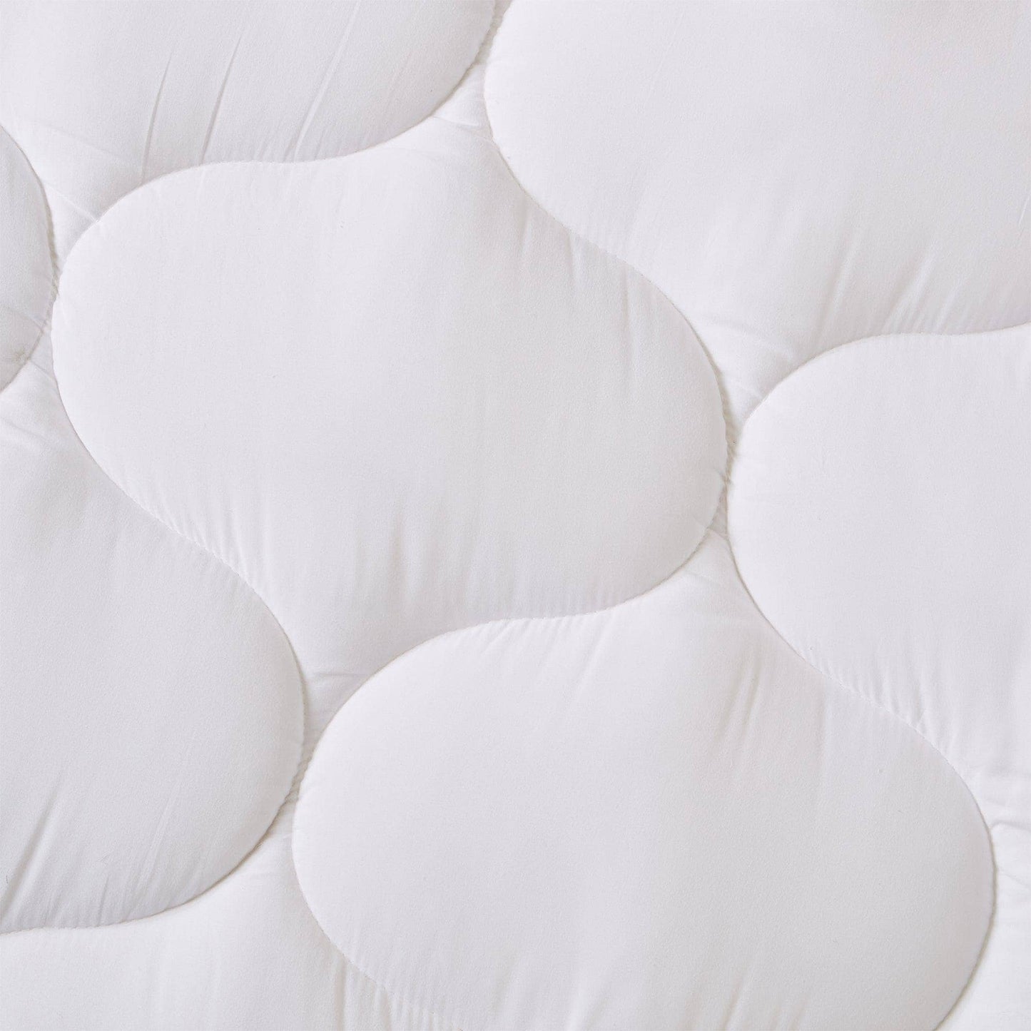 2 Inch Thick Hypoallergenic mattress Topper - Kyla Collectio: White / Twin XL - Edwina Alexis