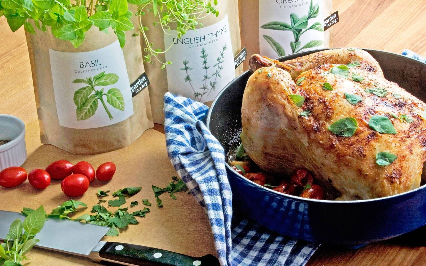 Garden in a Bag | Basil | Gift idea for Cooks | Best Seller - Edwina Alexis