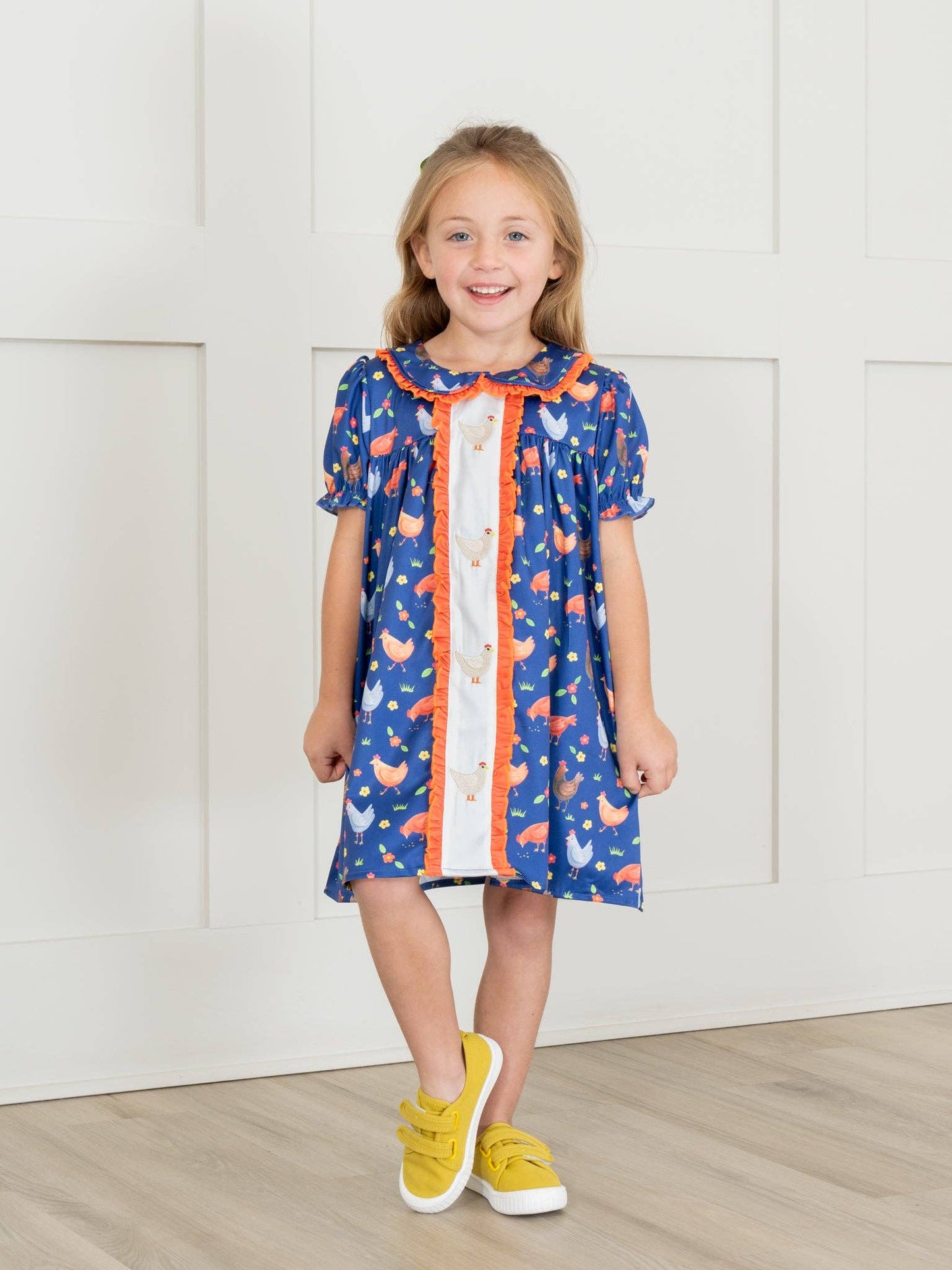 Kids' Classic Canvas Velcro Sneaker: Denim / 3C