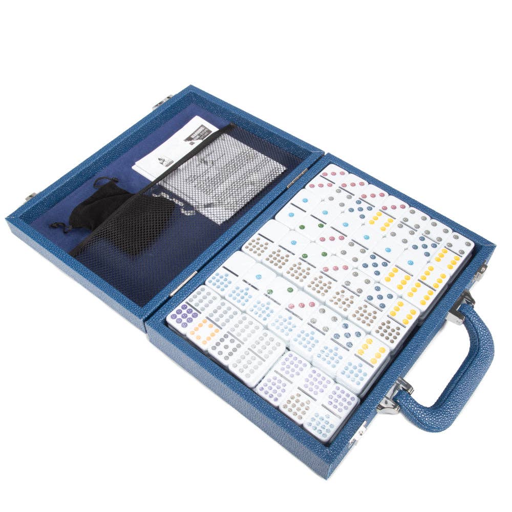 Mexican Train Dominoes Set: Pink-3492 - Edwina Alexis