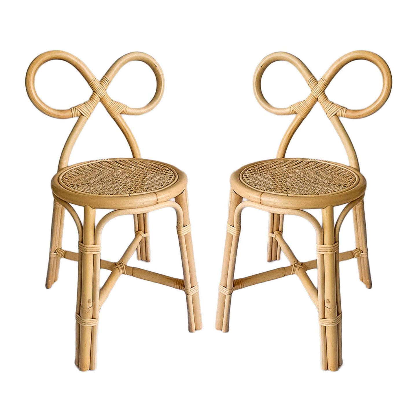 Poppie Bow Chair: Poppie Bow (2-7 year) / Set of 2 - Edwina Alexis