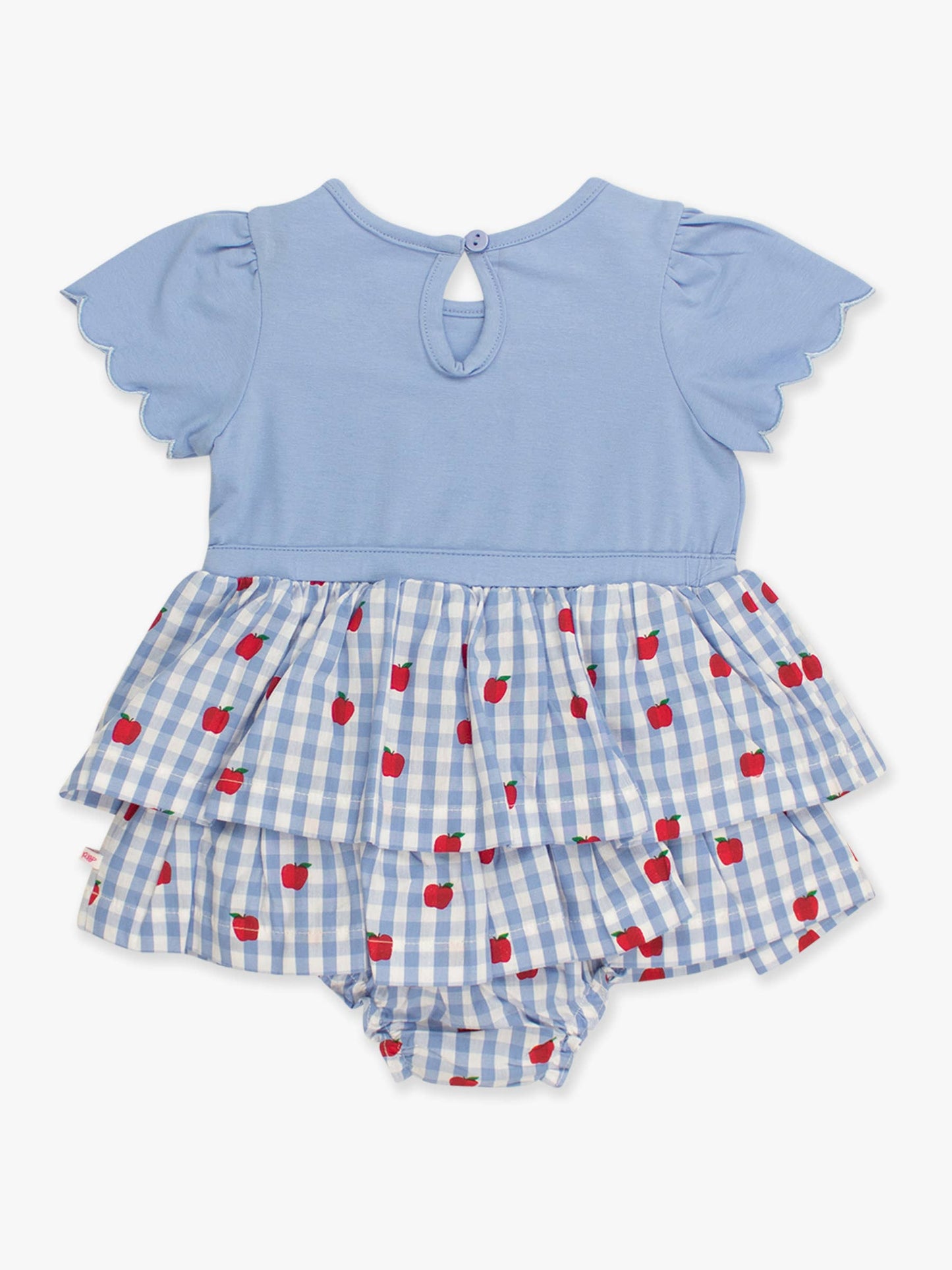 Baby Girls Apple Orchard Classic Gingham Short Sleeve Skirted Romper
: Blue / 12-18m