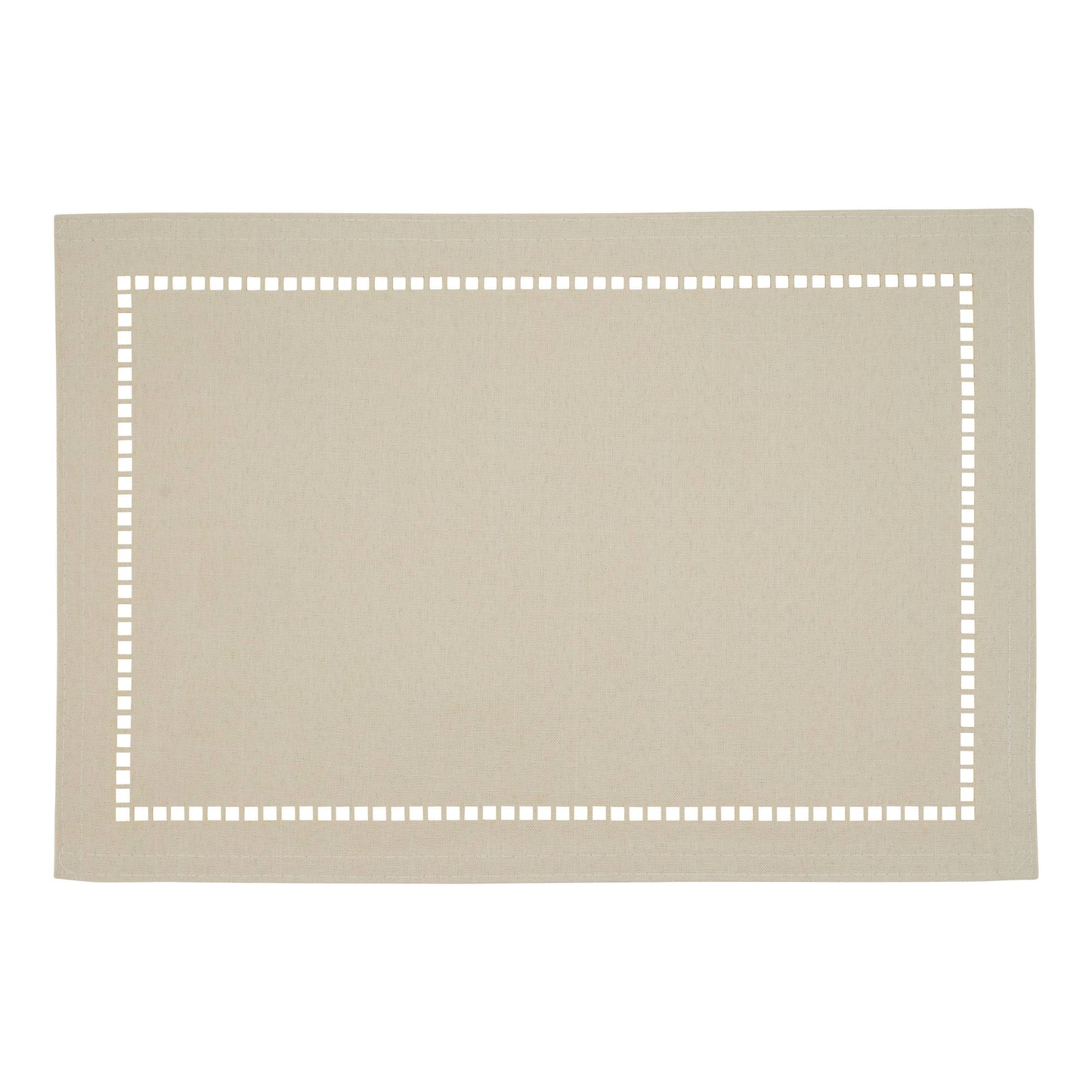 Laser-Cut Hemstitch Placemat: Navy Blue / 13"x19" - Edwina Alexis