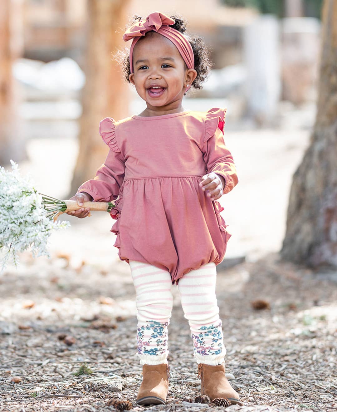 Girls Ballet Pink Stripe Patterned Footless Ruffle Tights
: 12-24m