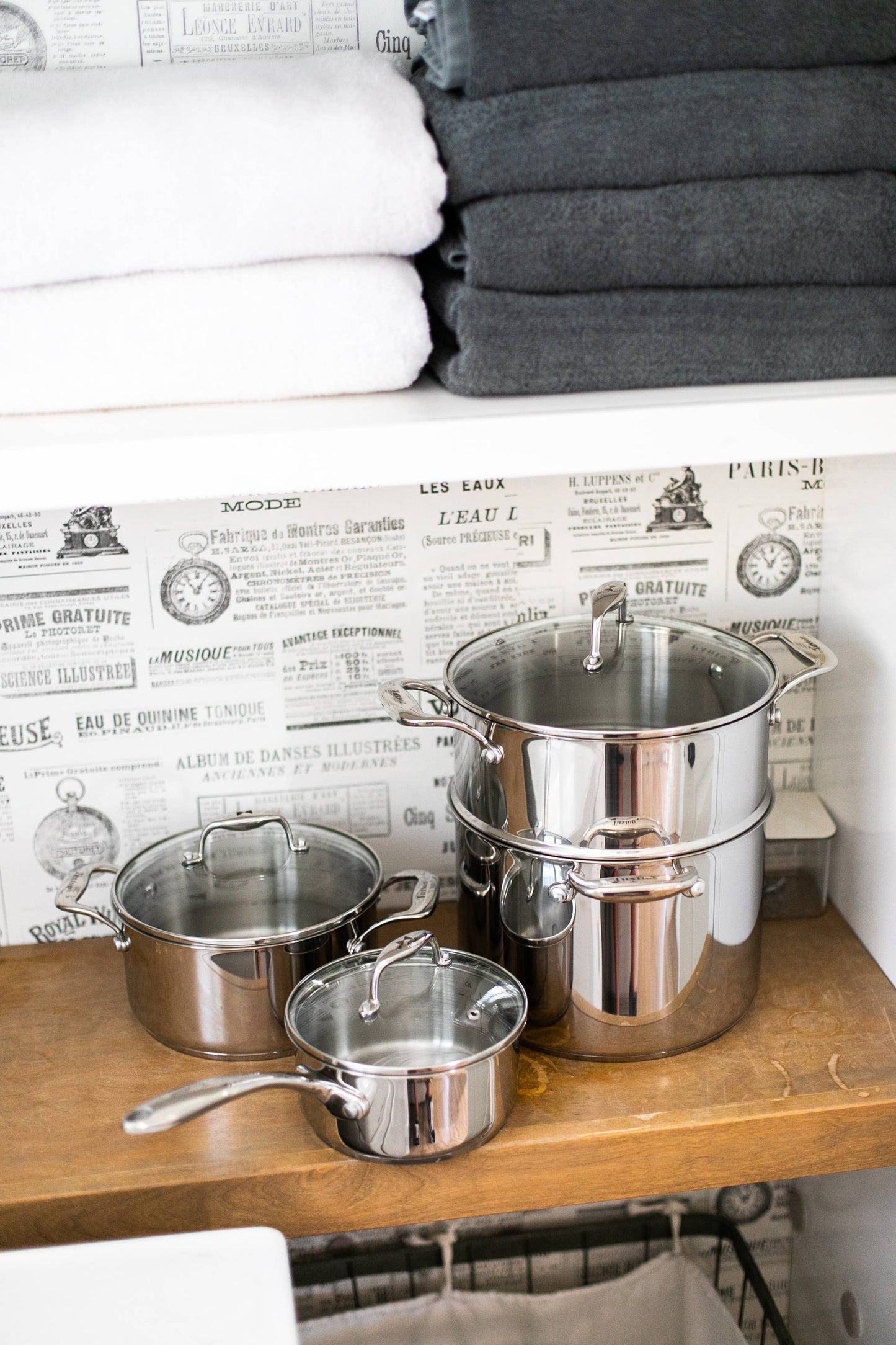Stainless Steel Ceramic Nonstick 10pc Cookware Set PTFE Free: Housewarming - Edwina Alexis