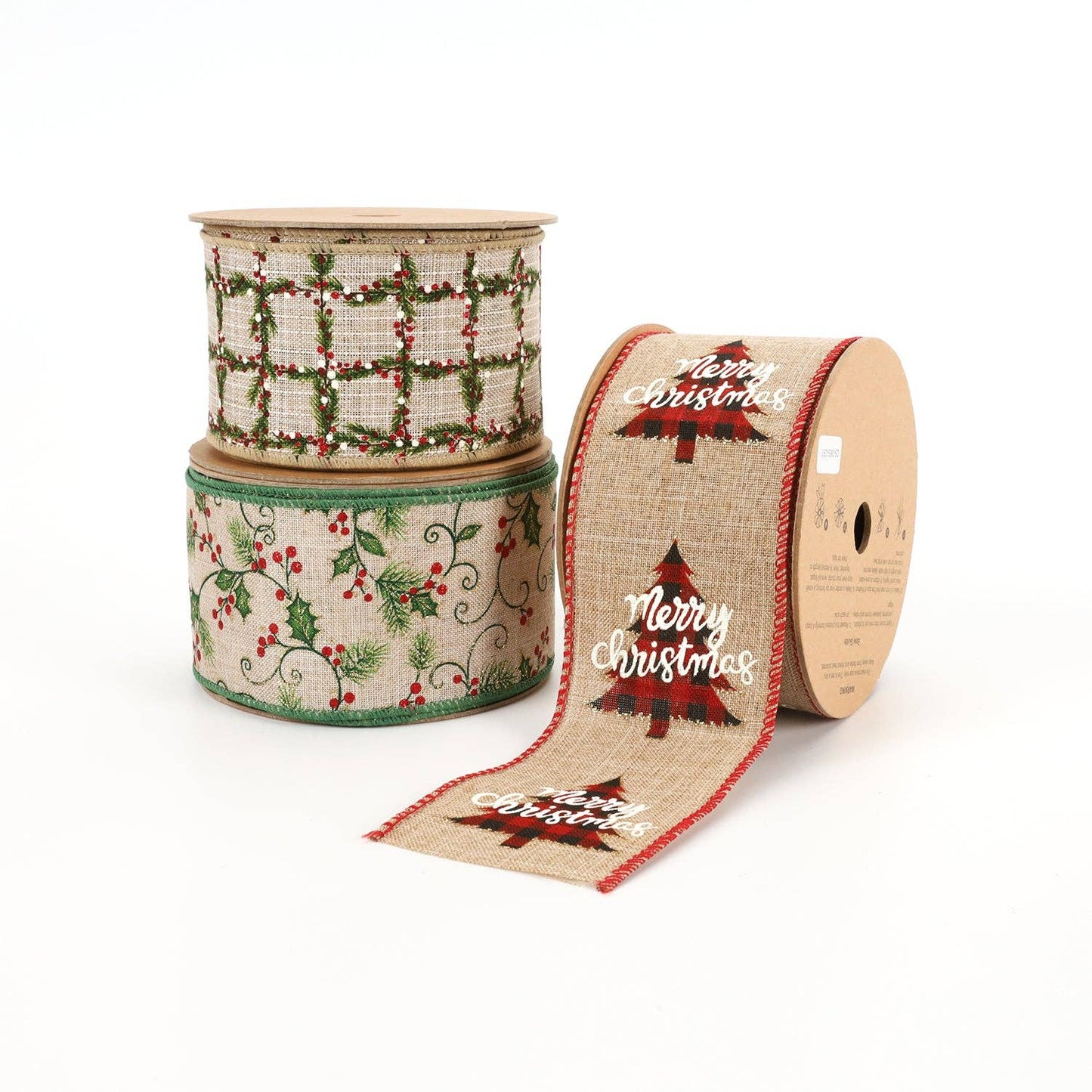 2 1/2" Wired Ribbon | "Metallic Net" Gold | 10 Yard Roll - Edwina Alexis