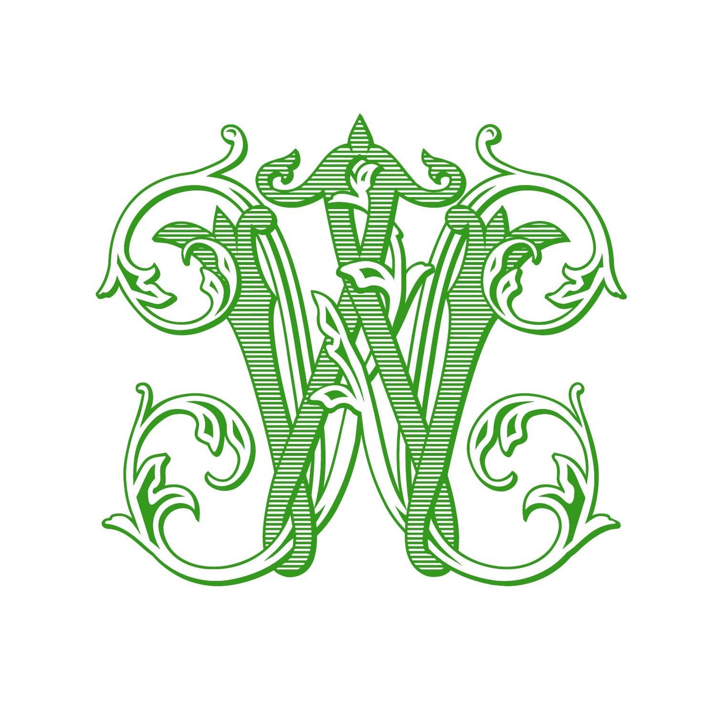 Champagne Bucket Chinoiserie Monogram