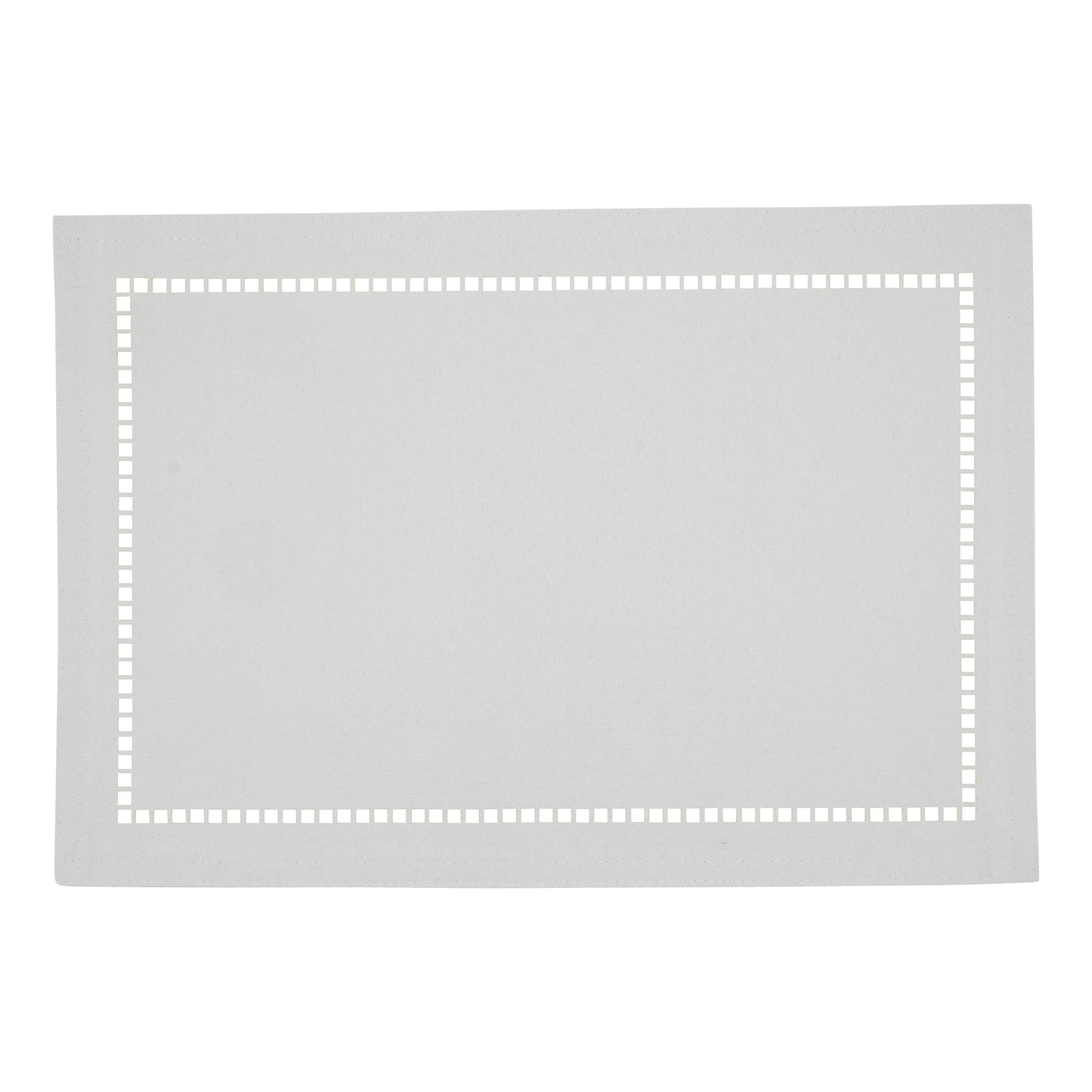Laser-Cut Hemstitch Placemat: Navy Blue / 13"x19" - Edwina Alexis