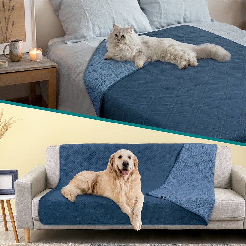 Waterproof Pet Furniture Cover Couch Protector: Charcoal / 68" x 82" - Edwina Alexis
