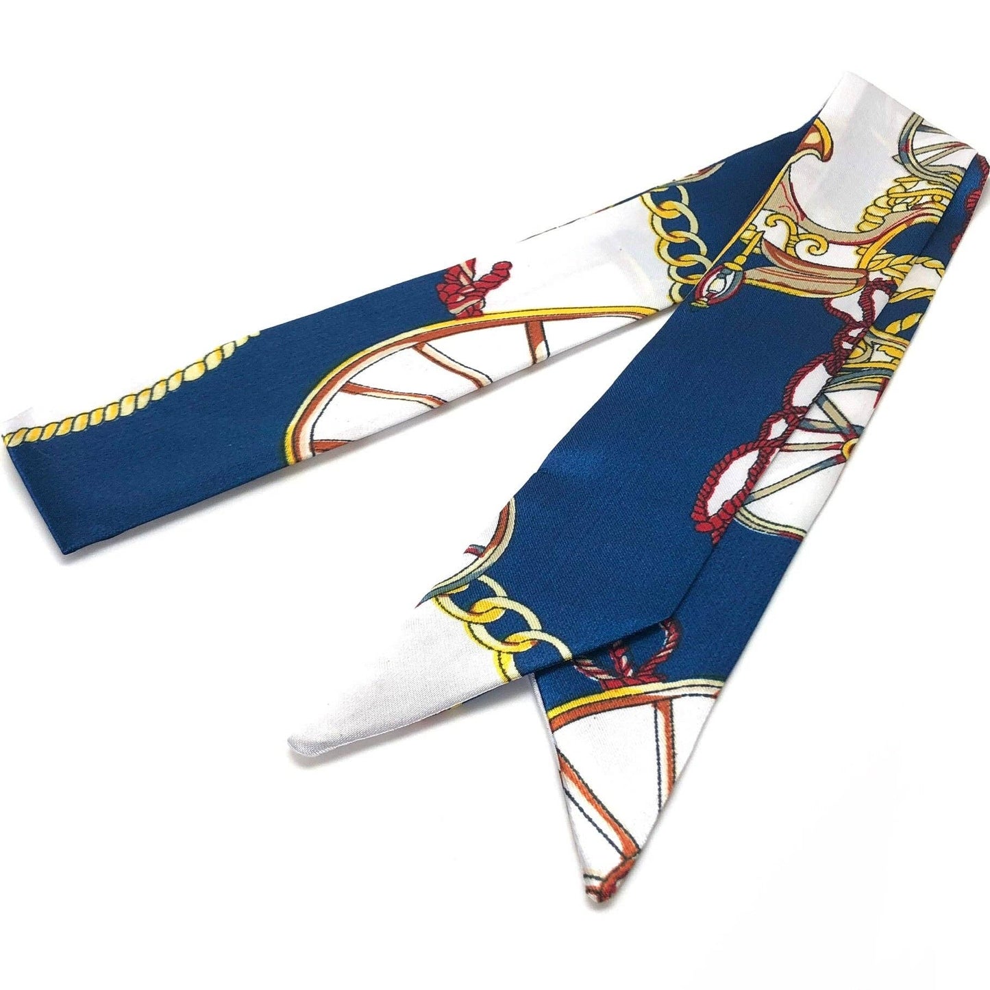 Scarf Tie - Knotty Nautical: Red, White & Blue - Edwina Alexis