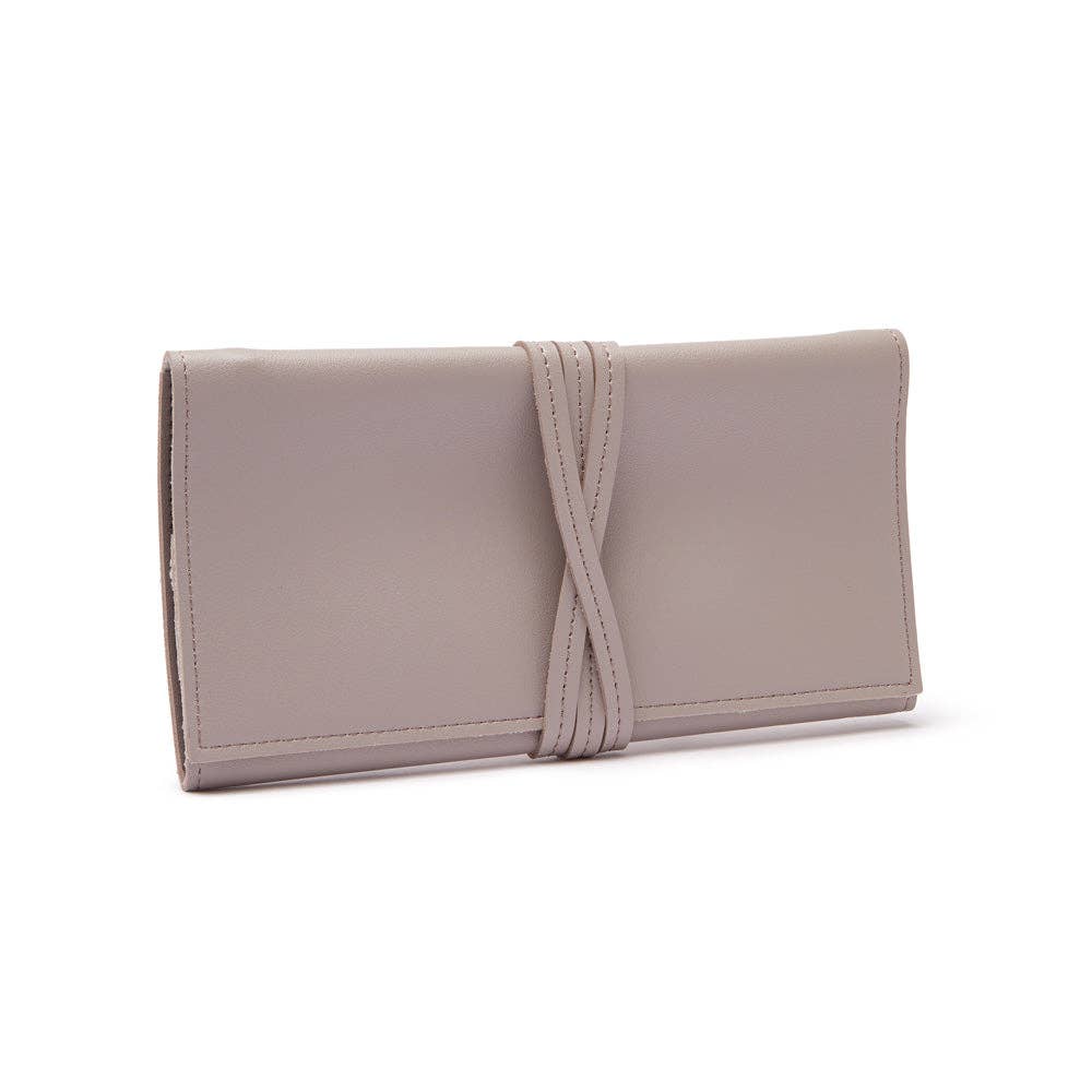 Croft Avenue Luna Travel Jewelry Roll: Navy-3046 - Edwina Alexis