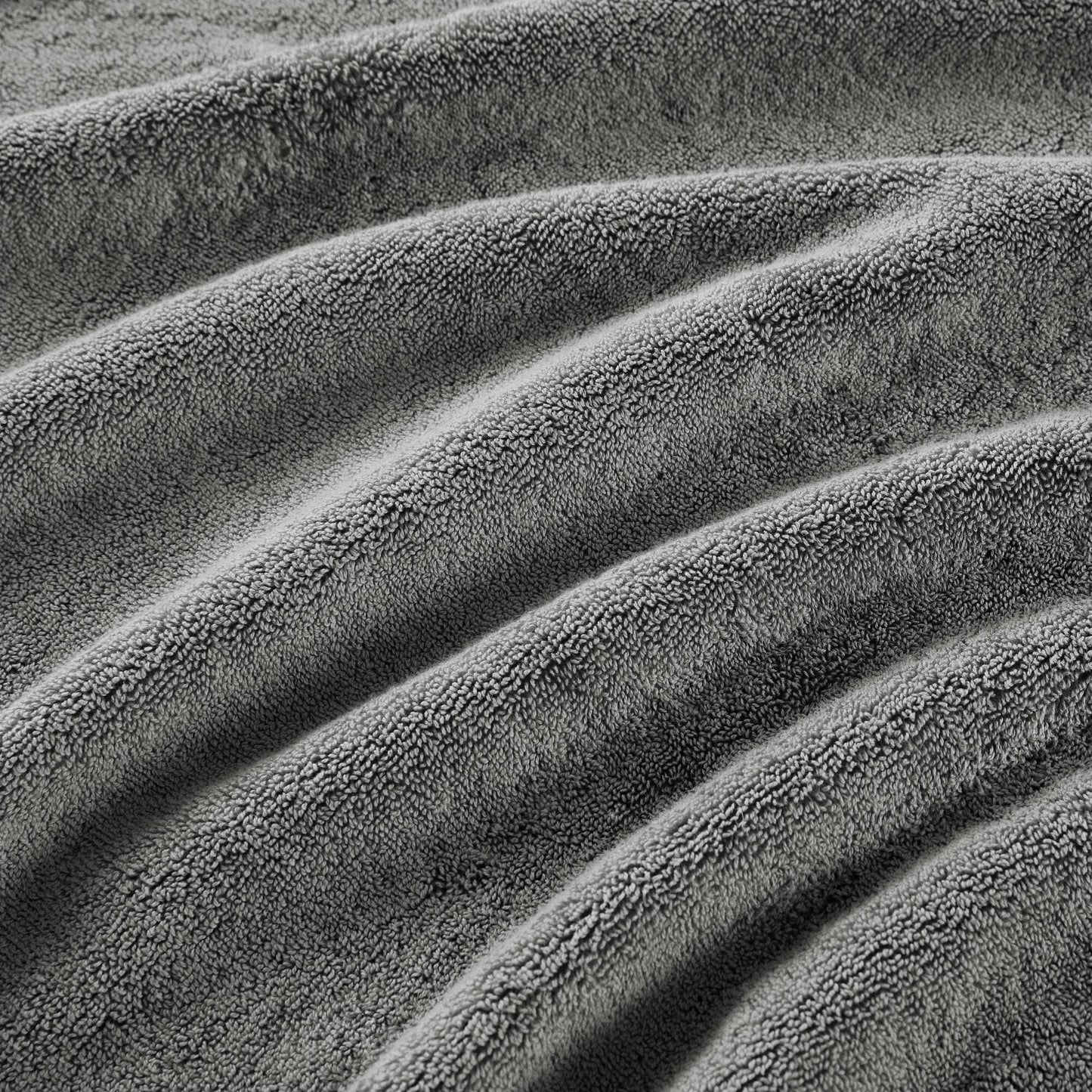 Antibacterial Spa-Like 8-Piece Bathroom Towel Set, Grey