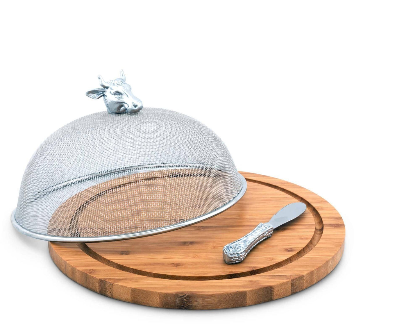 Cow Head 3 Piece Cheese Board / Spreader - Edwina Alexis