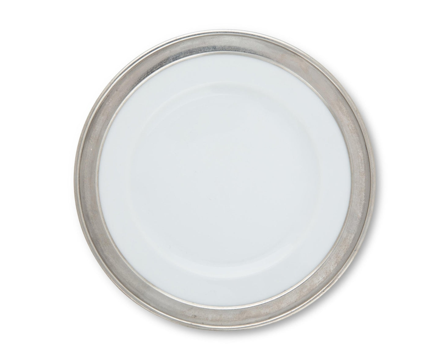 Classic Pewter Rim Salad Plate - Edwina Alexis