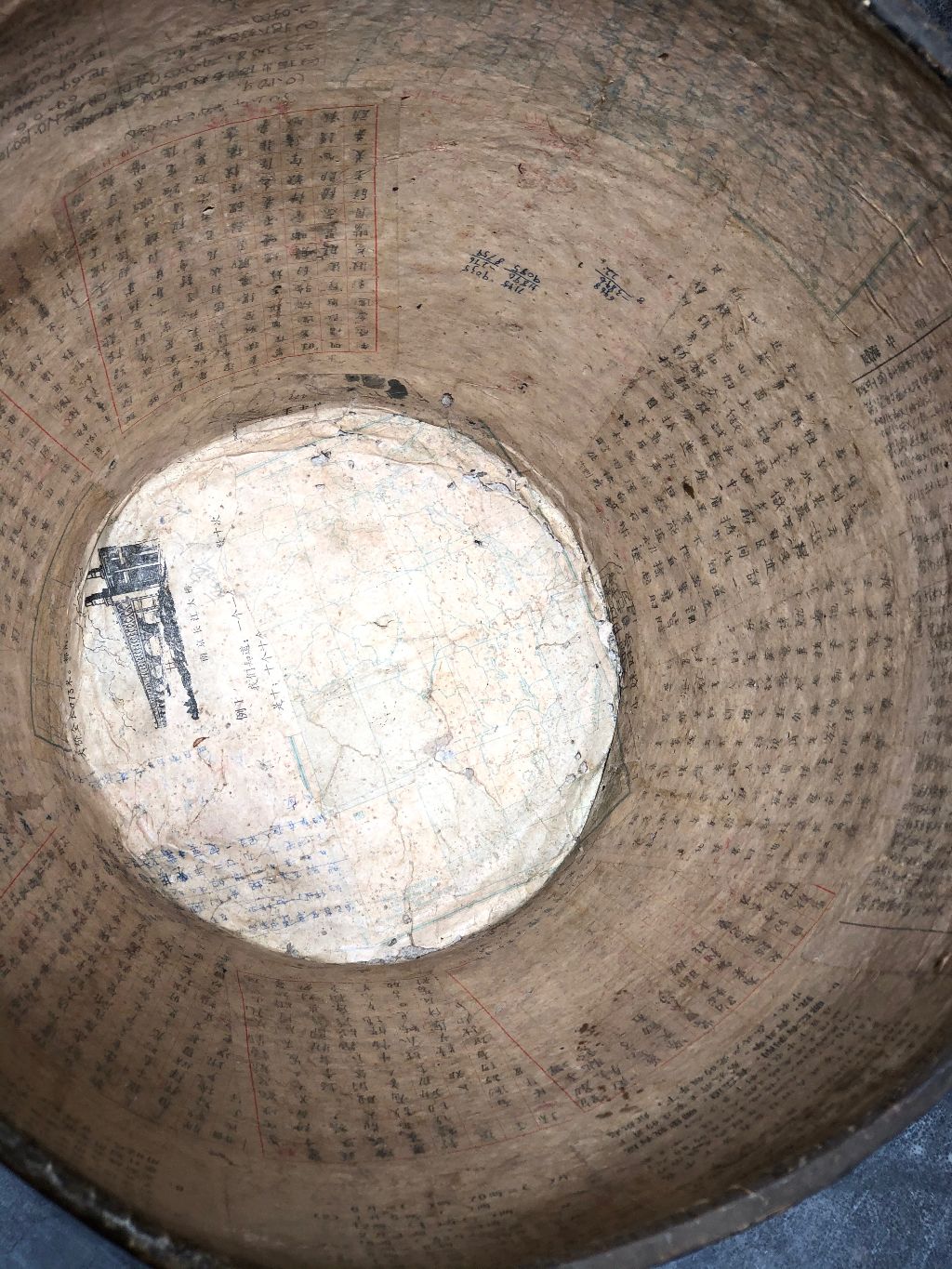 Large Paper Mache Chinese Plant Holder Vintage (Tiger 2) - Edwina Alexis