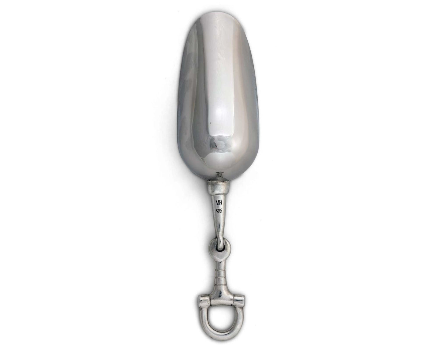 Equestrian Horse Bit Pewter Handle Ice Scoop - Edwina Alexis