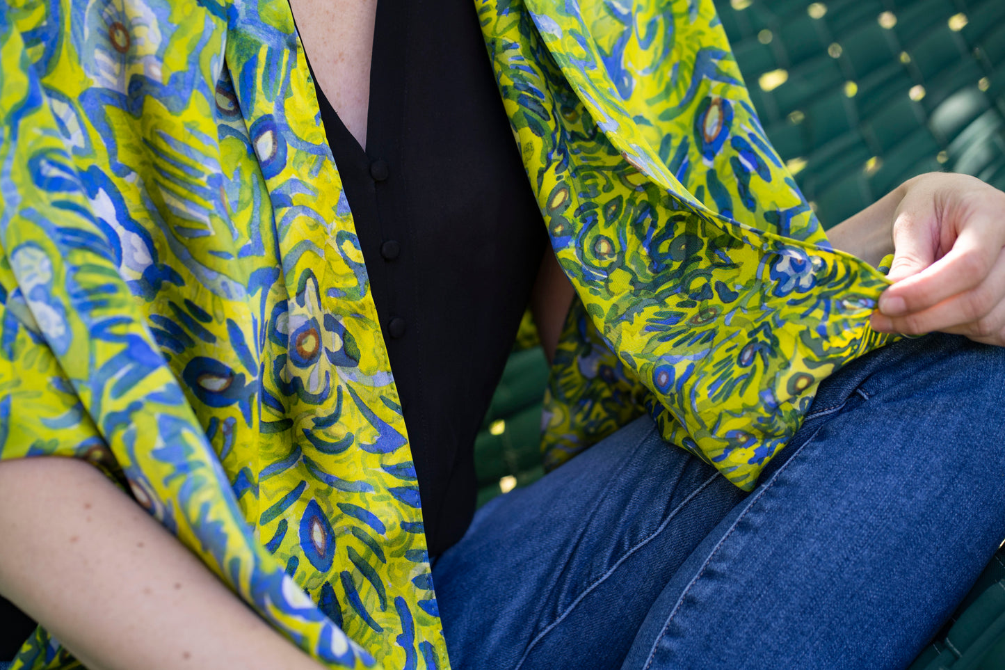 Wall flower Italian Silk Scarf - Edwina Alexis