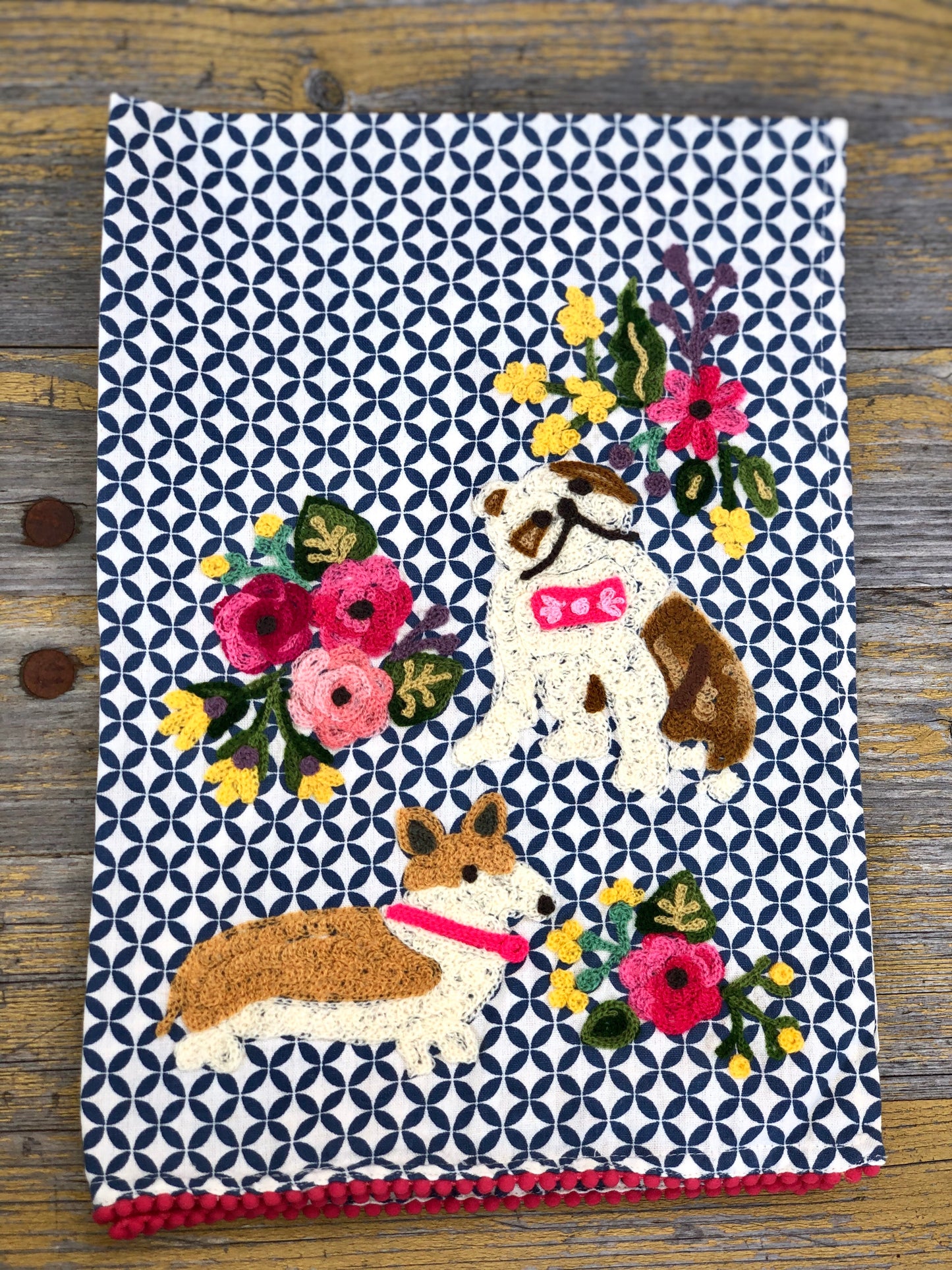 Dogs Meeting Dish Towel 19X27 - Edwina Alexis