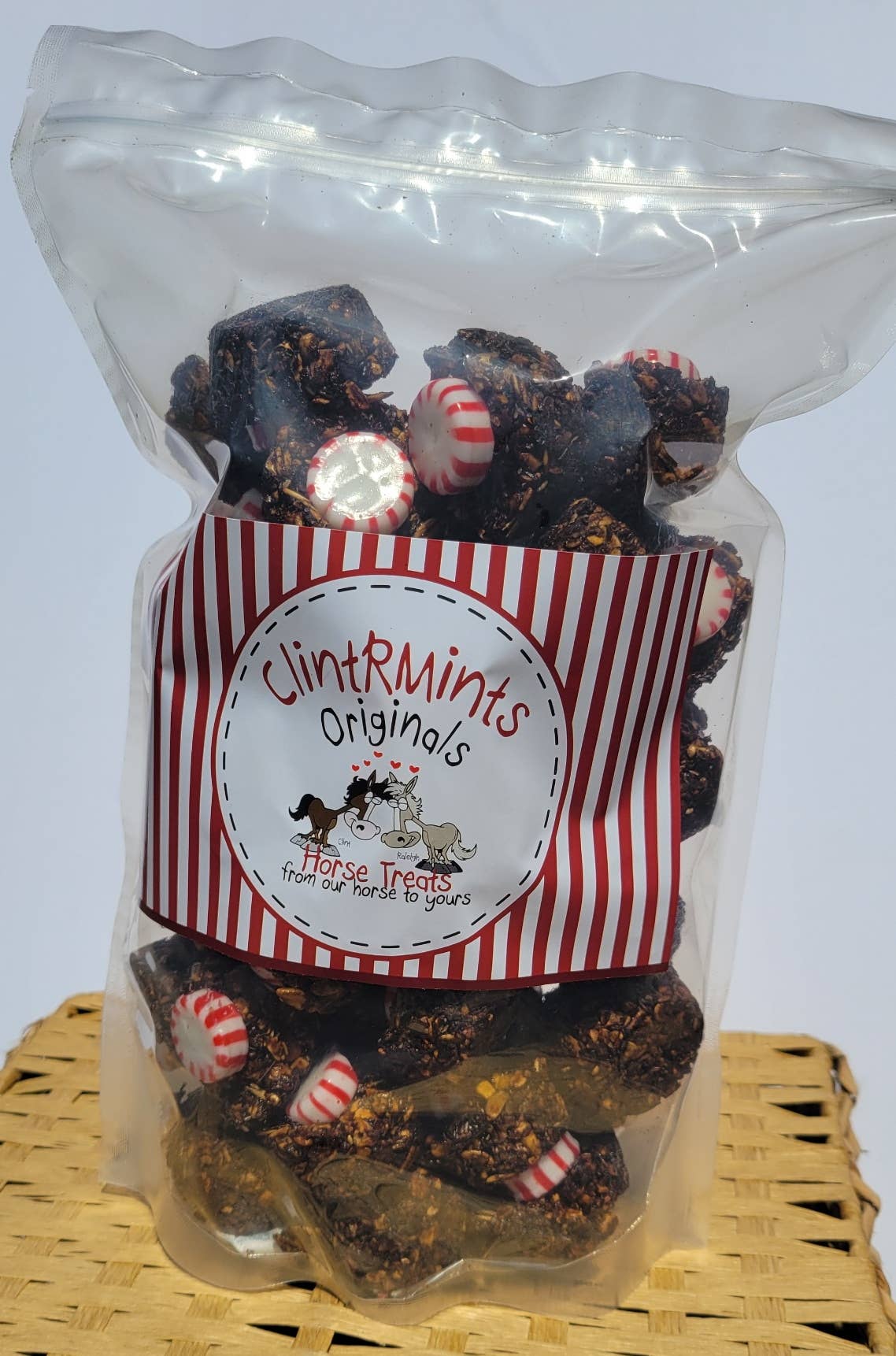 ClintRMint Horse Treats Original Flavor: Tall Container