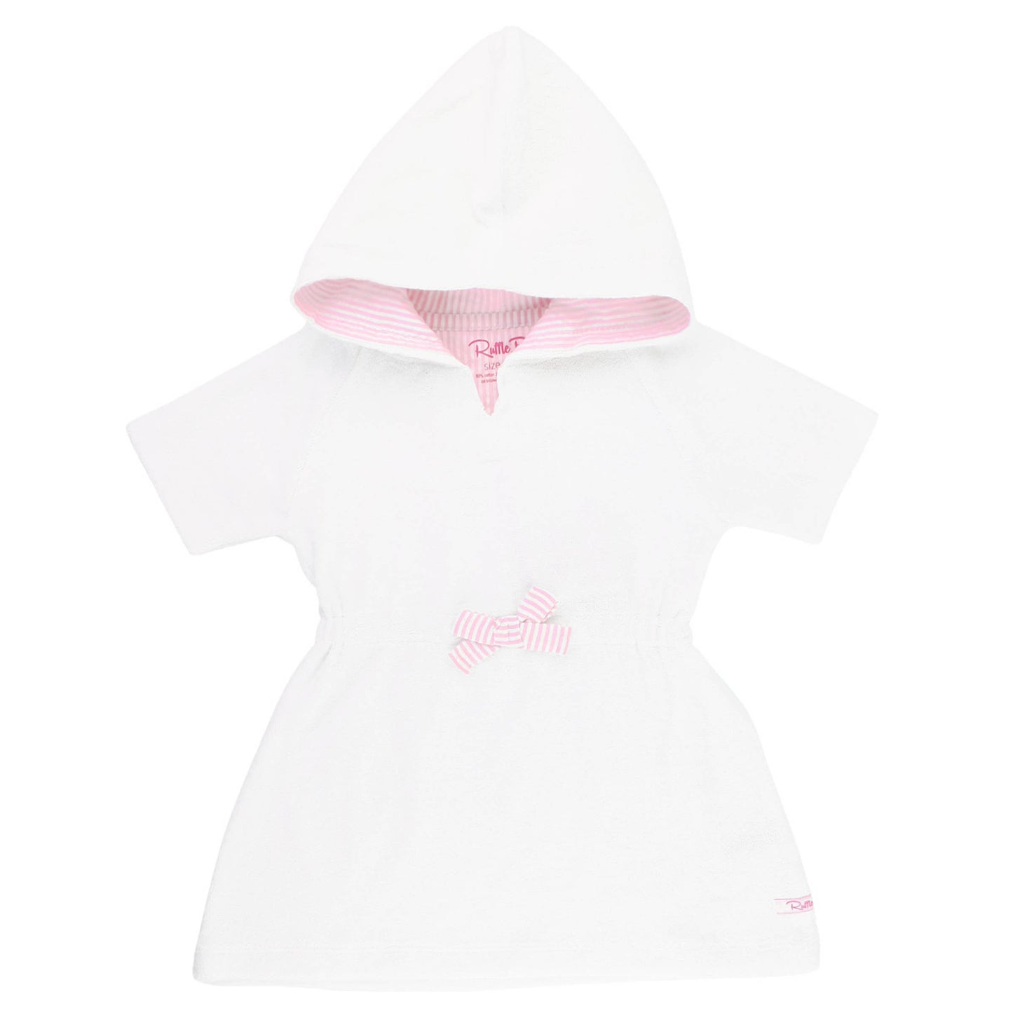Girls White Terry Cover-Up: 2T