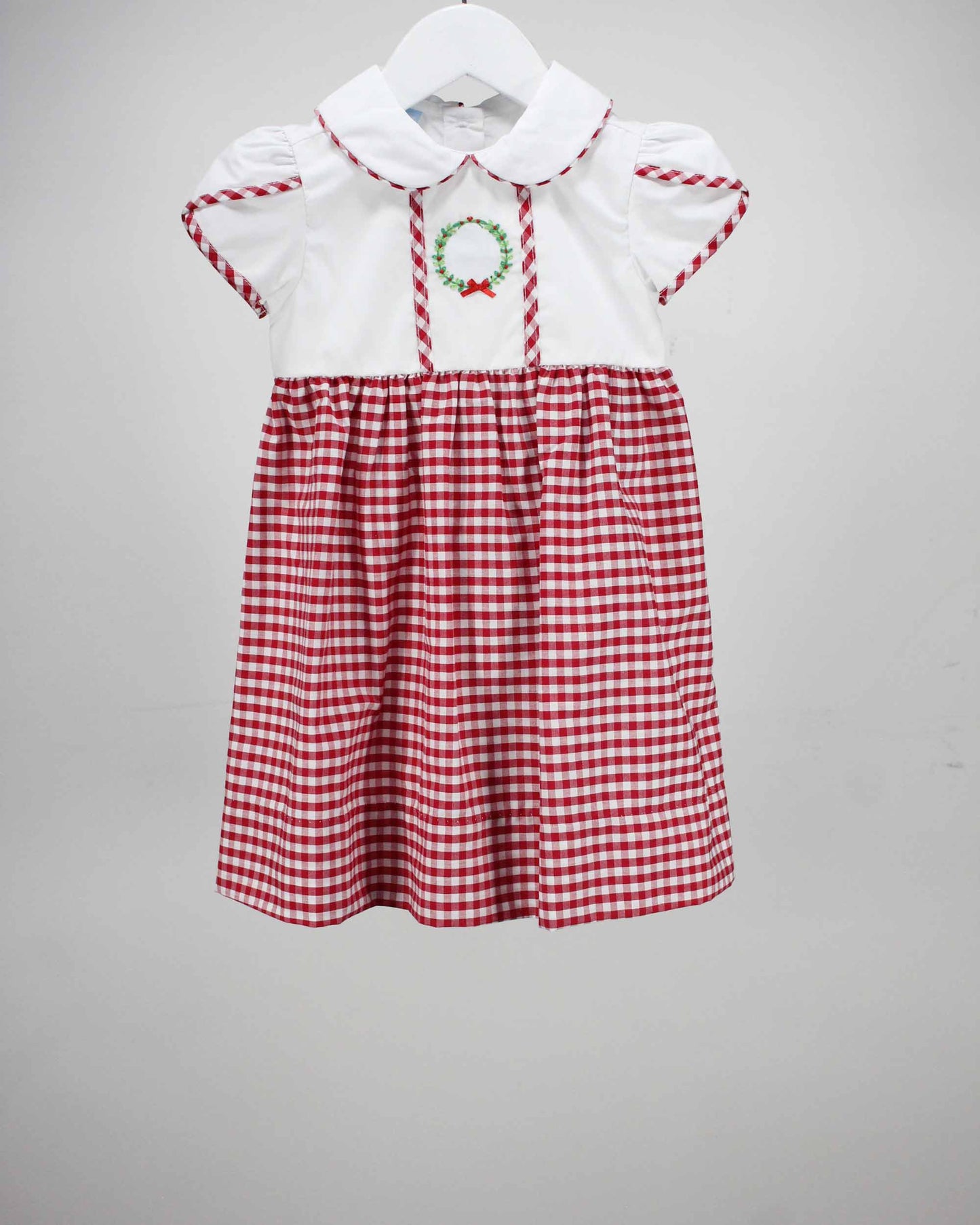 Merry Christmas Wreath Hazel Dress: 2T